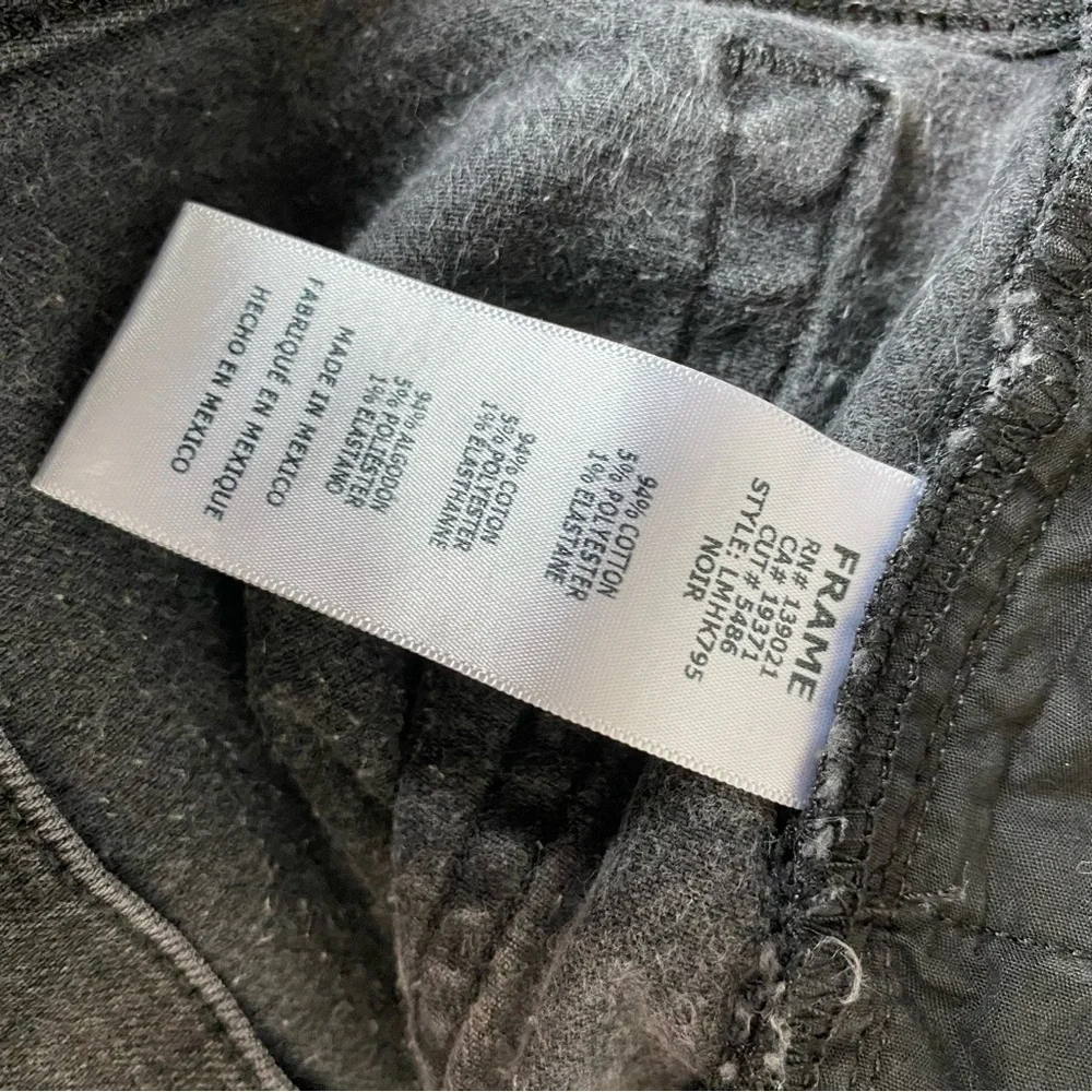 FRAME Faded Black L'Homme Skinny Jeans Size 32